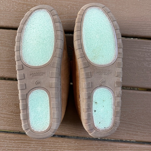 New Men’s “Raindance Naked” Sheepskin Line Chestnut Moccasin - Picture 6 of 9